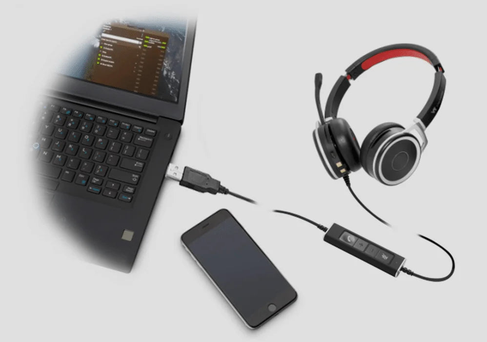 VTX220 USB Kulaklık Duo