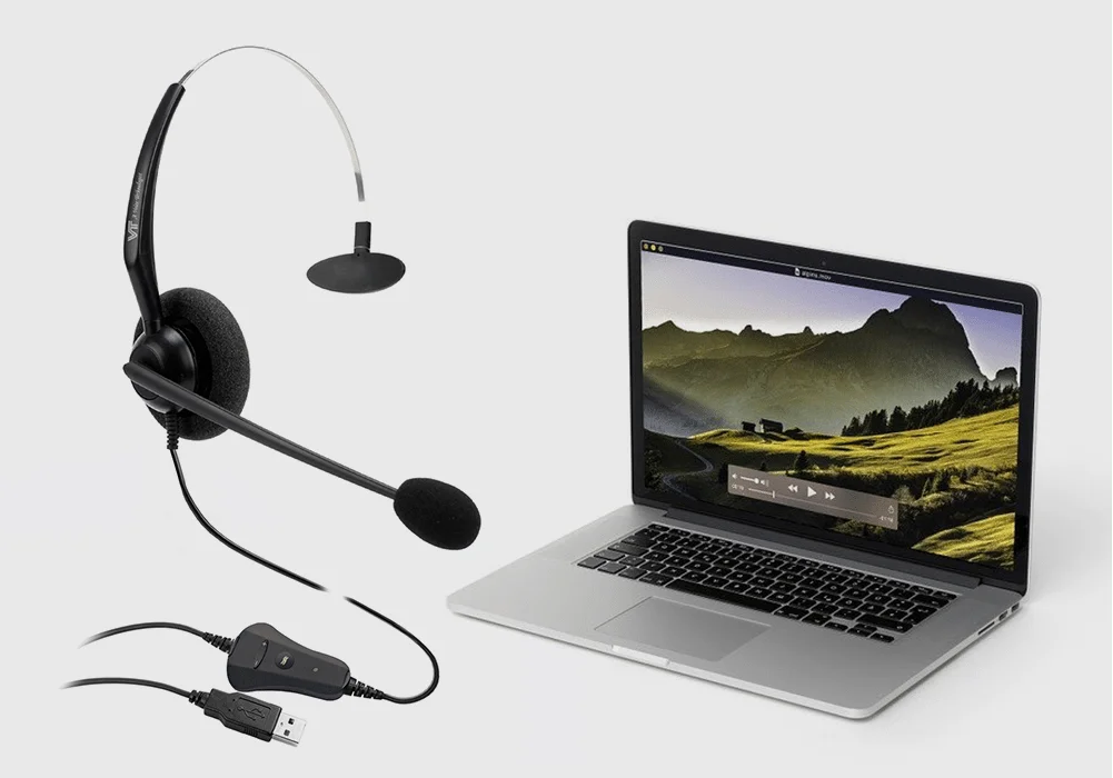 VT2000 USB Kulaklık Mono