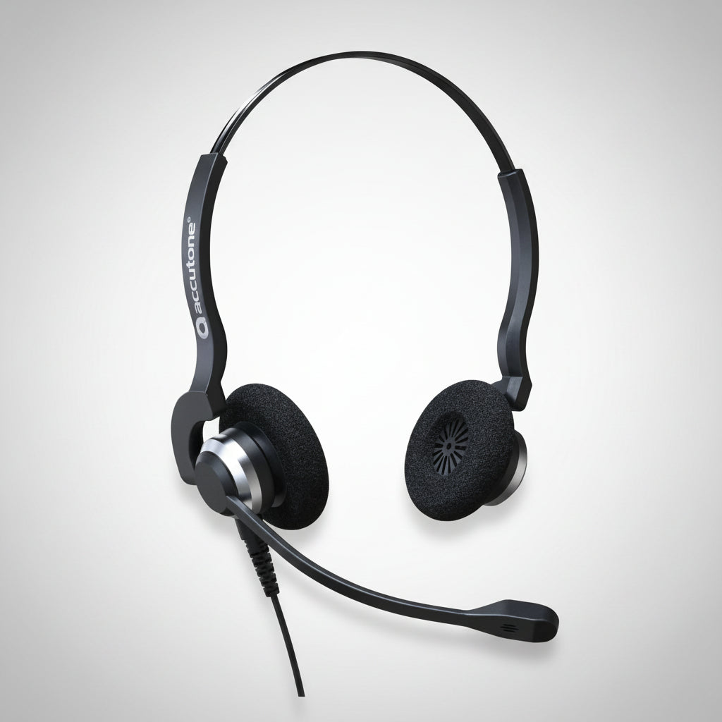Accutone 910 Duo USB Çağrı Merkezi Kulaklığı