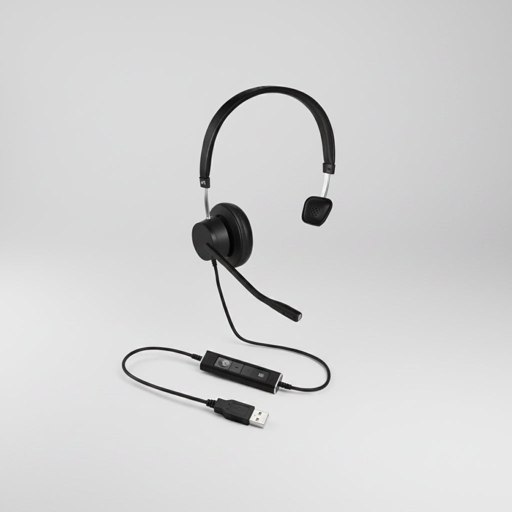 VTX140 USB mono Kablolu Kulaklık