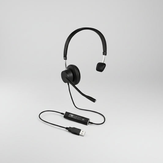 VTX140 USB mono Kablolu Kulaklık